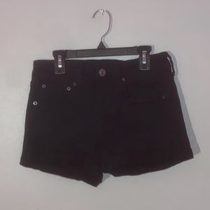 American Eagle Black Denim Shorts